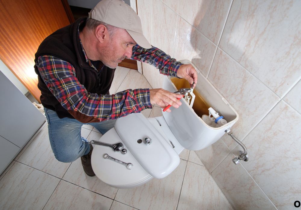 How an RV Toilet Holds Water