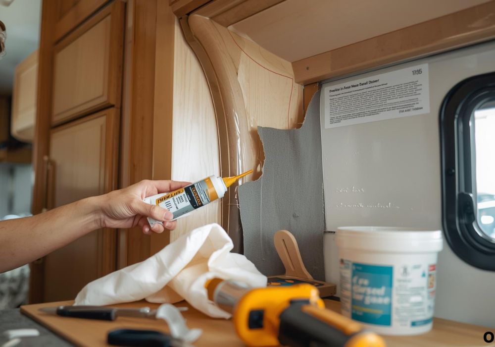 repair water damaged rv walls